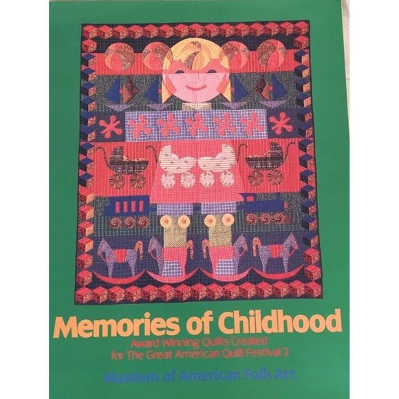 Memories of Childhood 1989 Folk Art American Quilt Museum Award Festival 80s Vtg - Picture 6 of 10